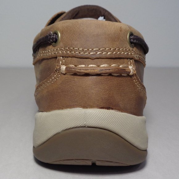 Rockport Size 11 M SAILING CLUB Leather New Men's Steel Toe Boat Work Shoes - Picture 10 of 14